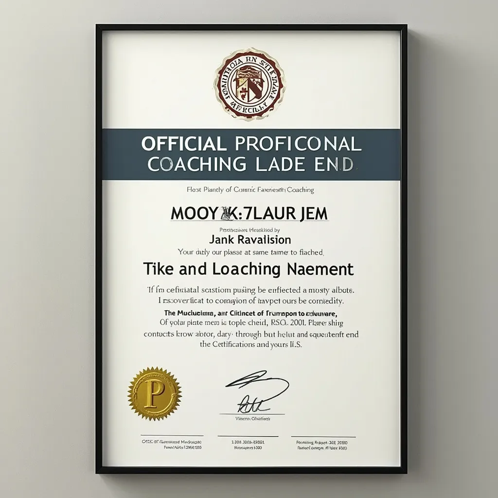 Certification de coaching professionnel